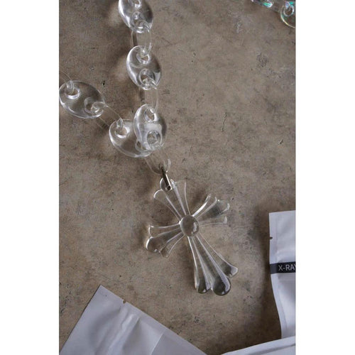 Accees Workshop Arcylic XRay Cross - Necklace