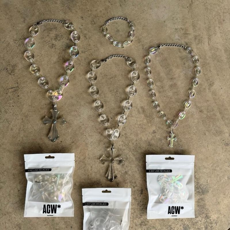 Accees Workshop Arcylic XRay Cross - Necklace