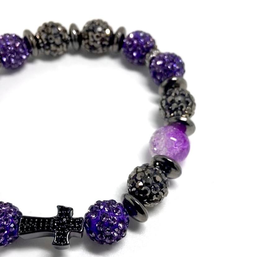 Access Purple Cross - Bracelet