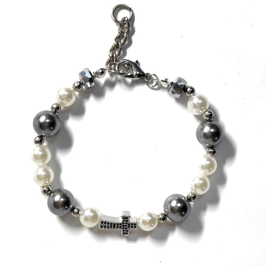 Cross Pearl - Bracelet