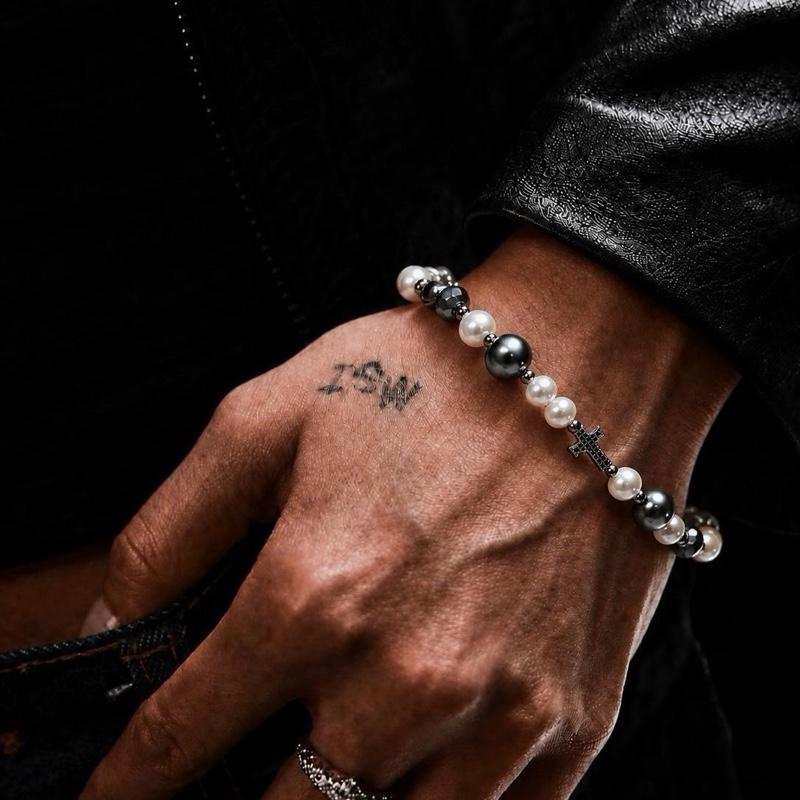 Cross Pearl - Bracelet