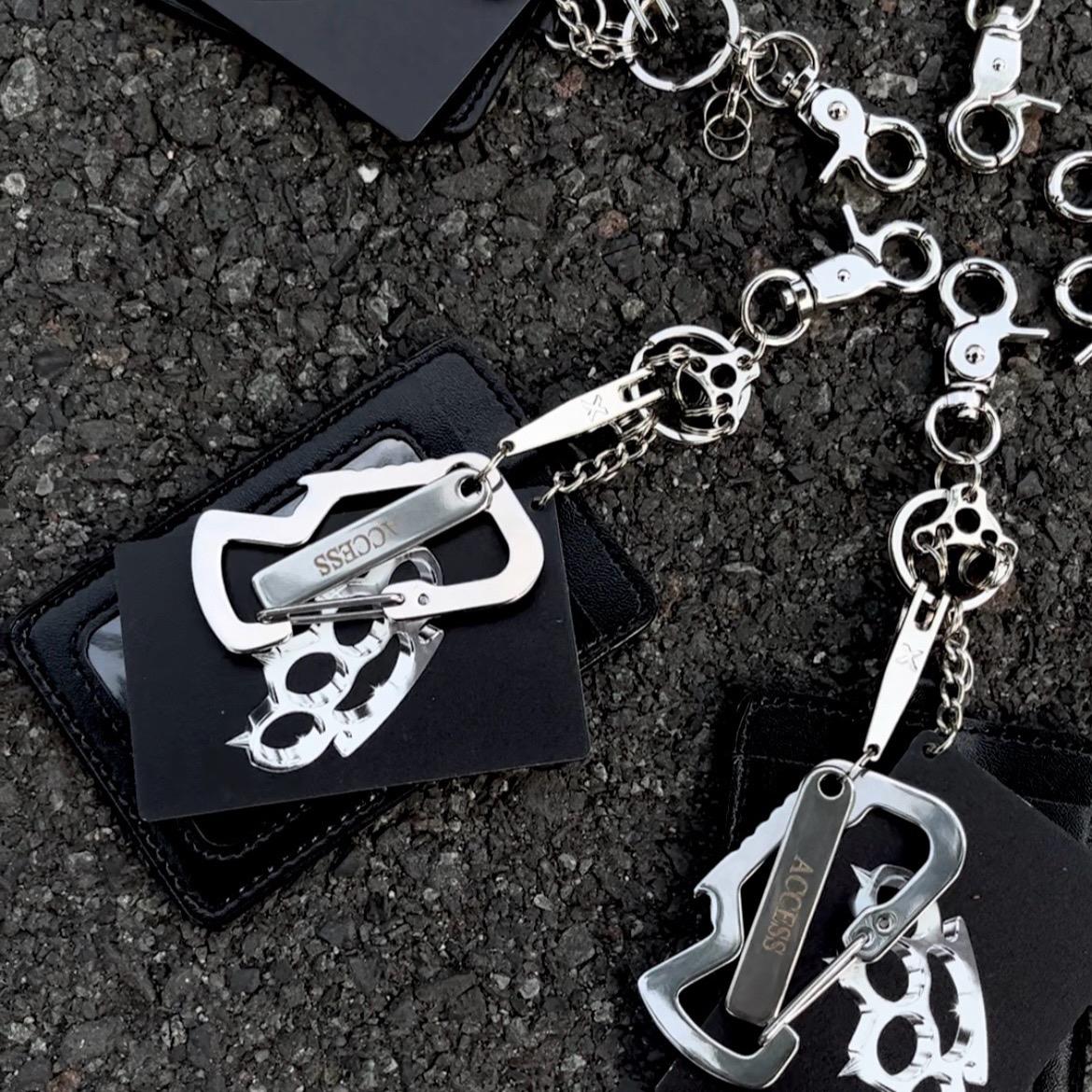 Leather Card Holder Access