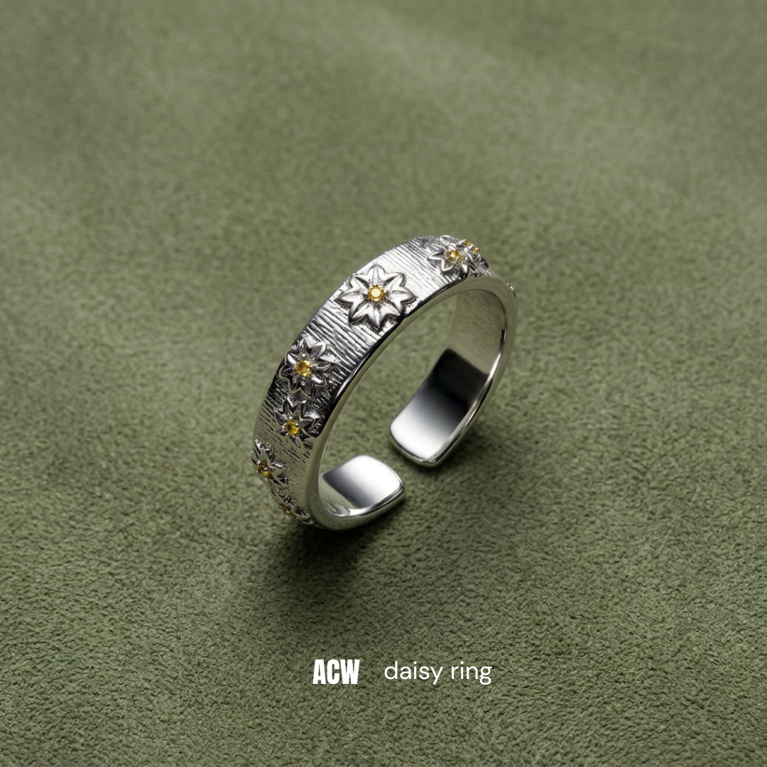 Silver Daisy - Ring