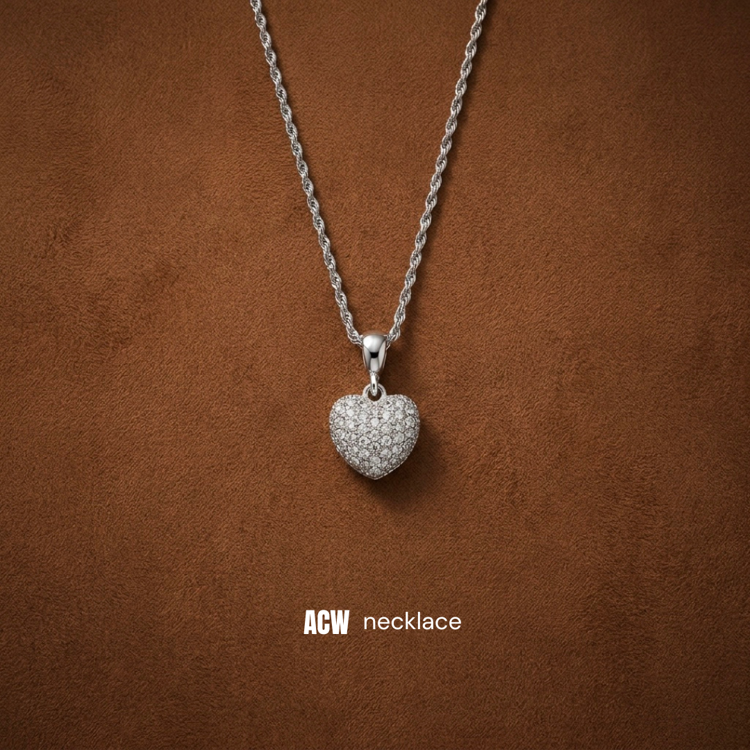 Access Workshop Sterling Heart - Necklace