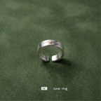 Silver Stone Star - Ring