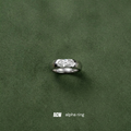Silver Sapphire Freesize - Ring