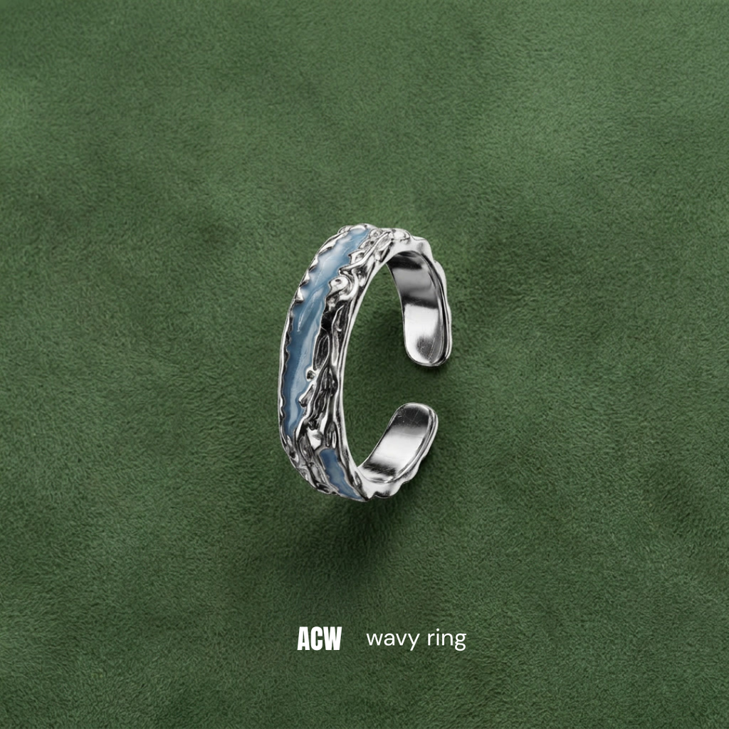 Wavy Silver - Ring