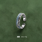 Wavy Silver - Ring