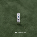 Silver Blue Rune - Ring