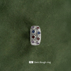 Silver The Gem Rough - Ring