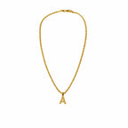 Access "A" Logo Pendant Silver and Gold - Necklace