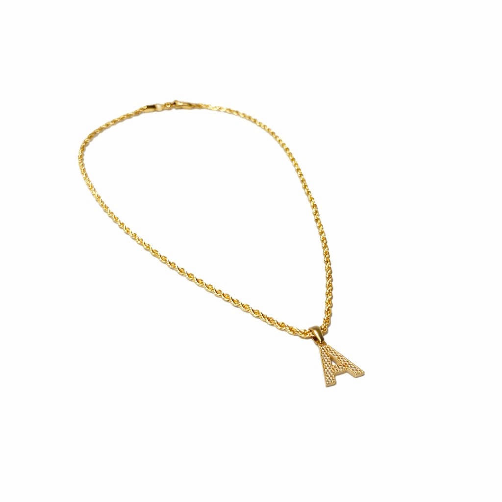 Access "A" Logo Pendant Silver and Gold - Necklace