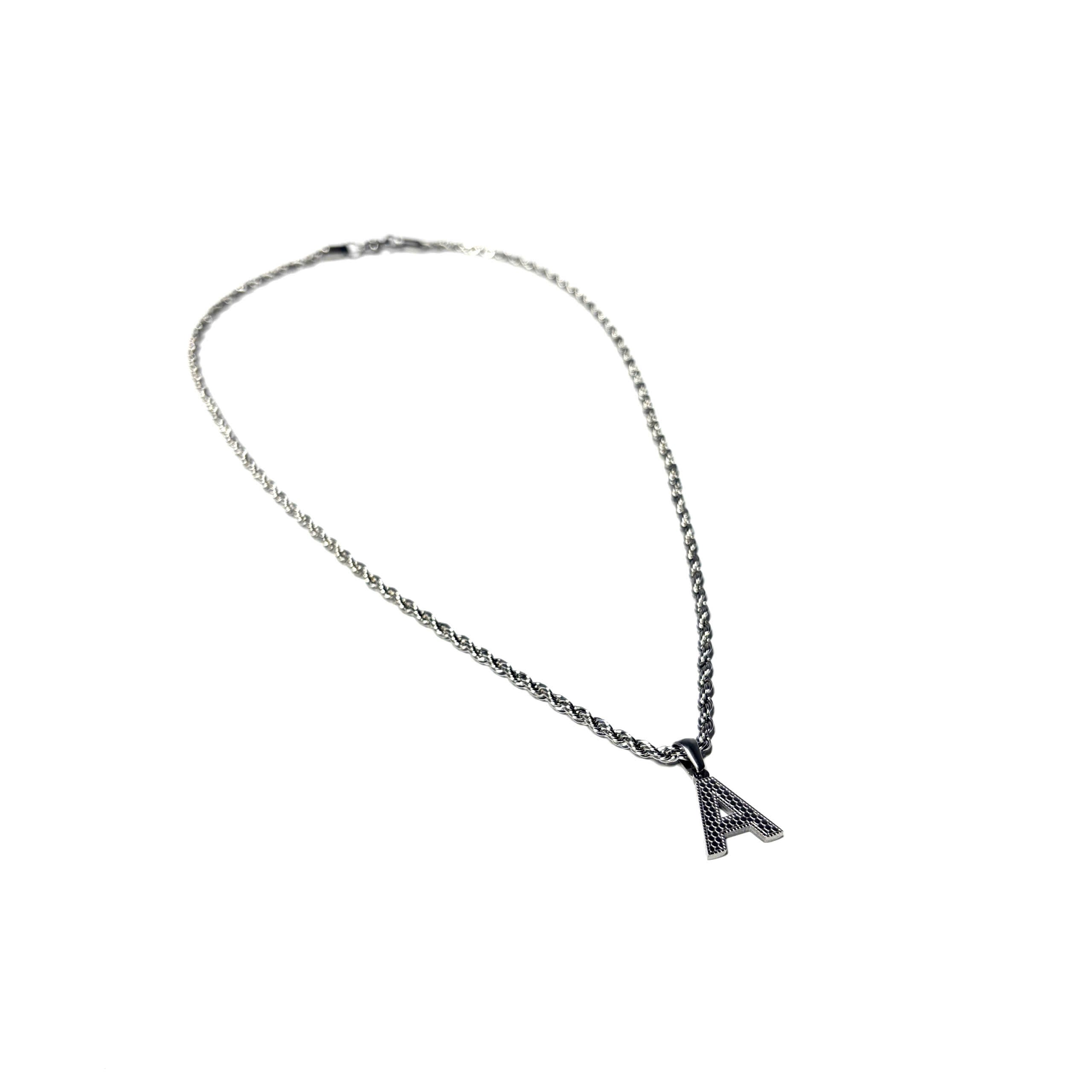 Access "A" Logo Pendant Silver and Gold - Necklace