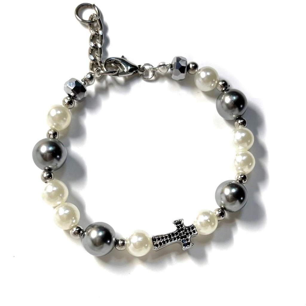 Cross Pearl - Bracelet
