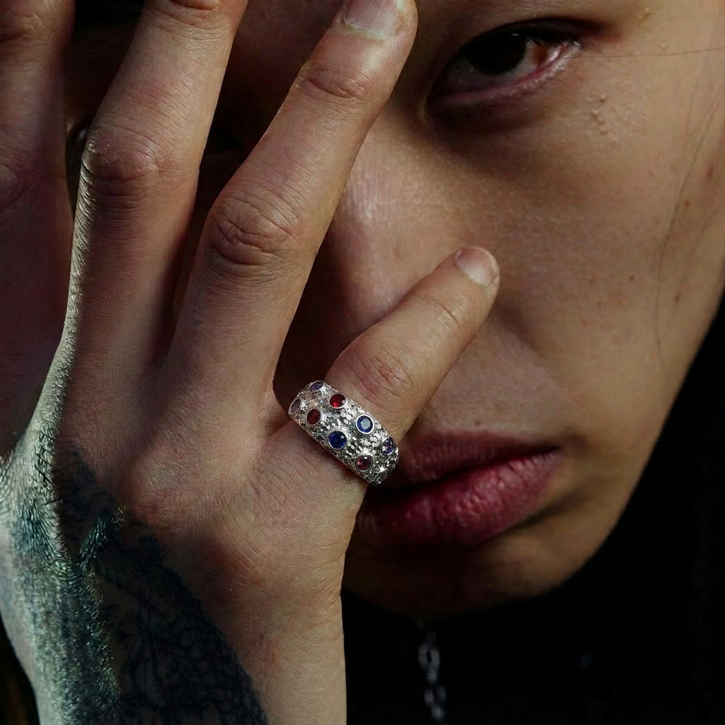 Silver The Gem Rough - Ring