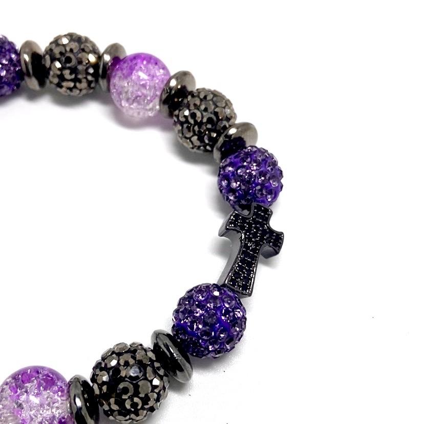Access Purple Cross - Bracelet