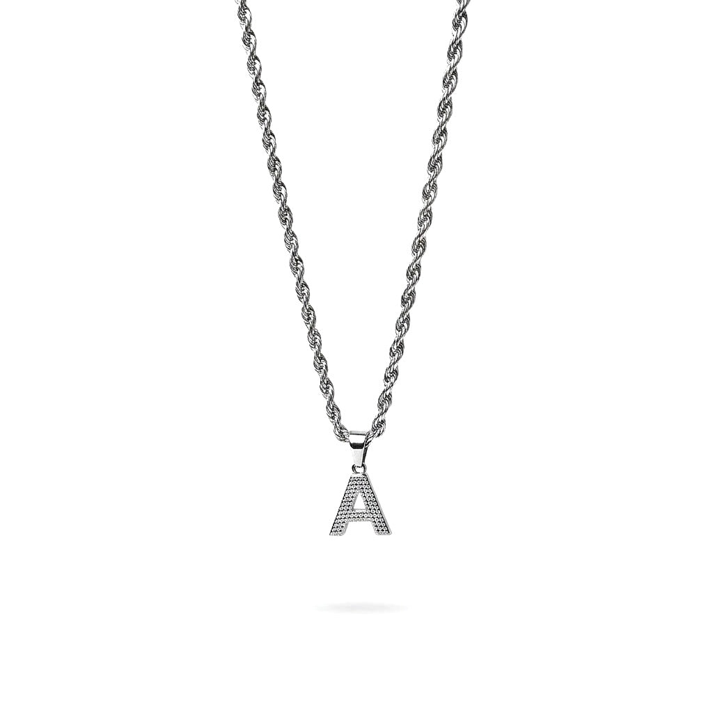 Access "A" Logo Pendant Silver and Gold - Necklace