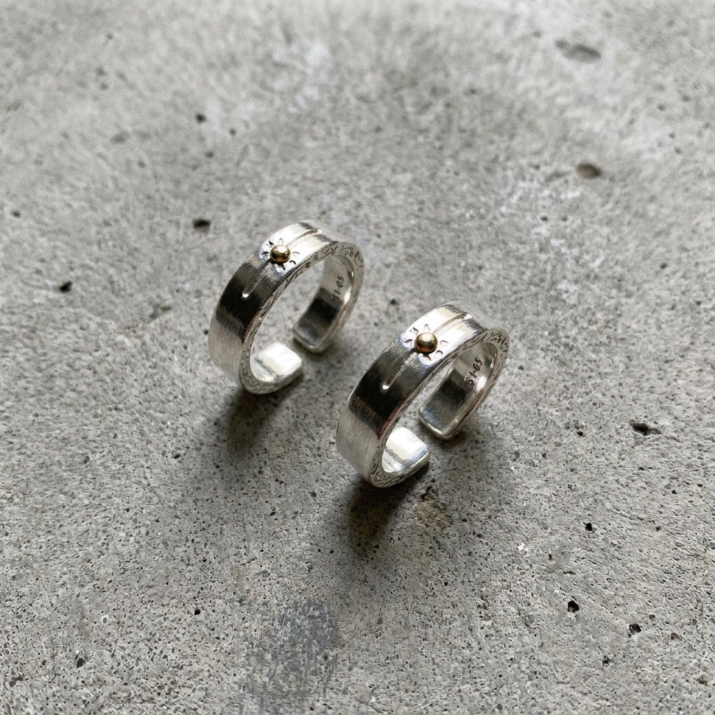 Silver Stone Star - Ring