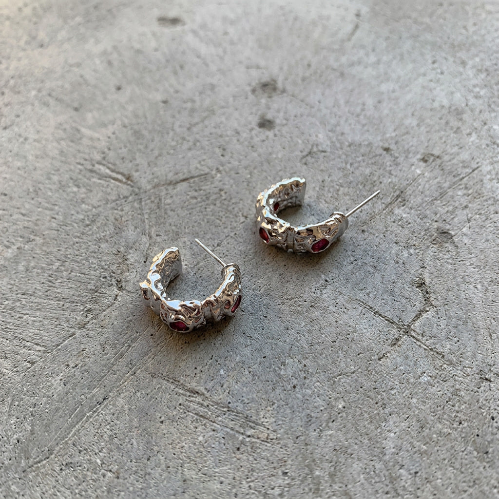 Needles Earrings – Green Tourmaline