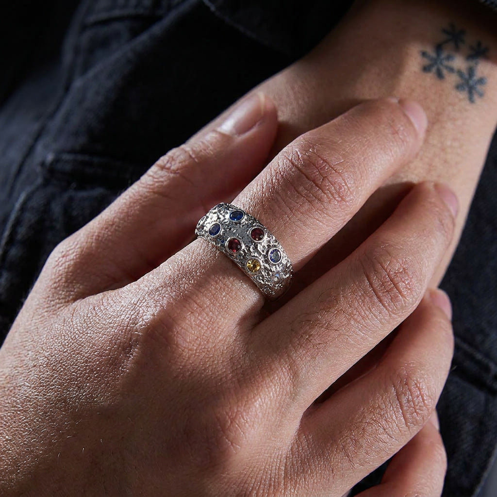 Silver The Gem Rough - Ring