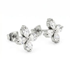 Silver Clover - Earing