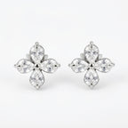 Silver Clover - Earing
