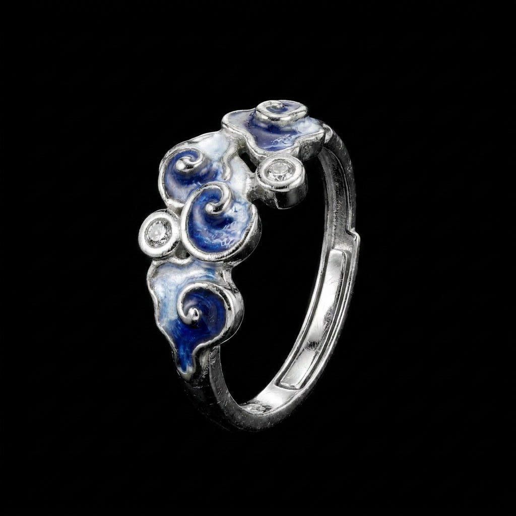 Cloud Shadow Blue - Ring
