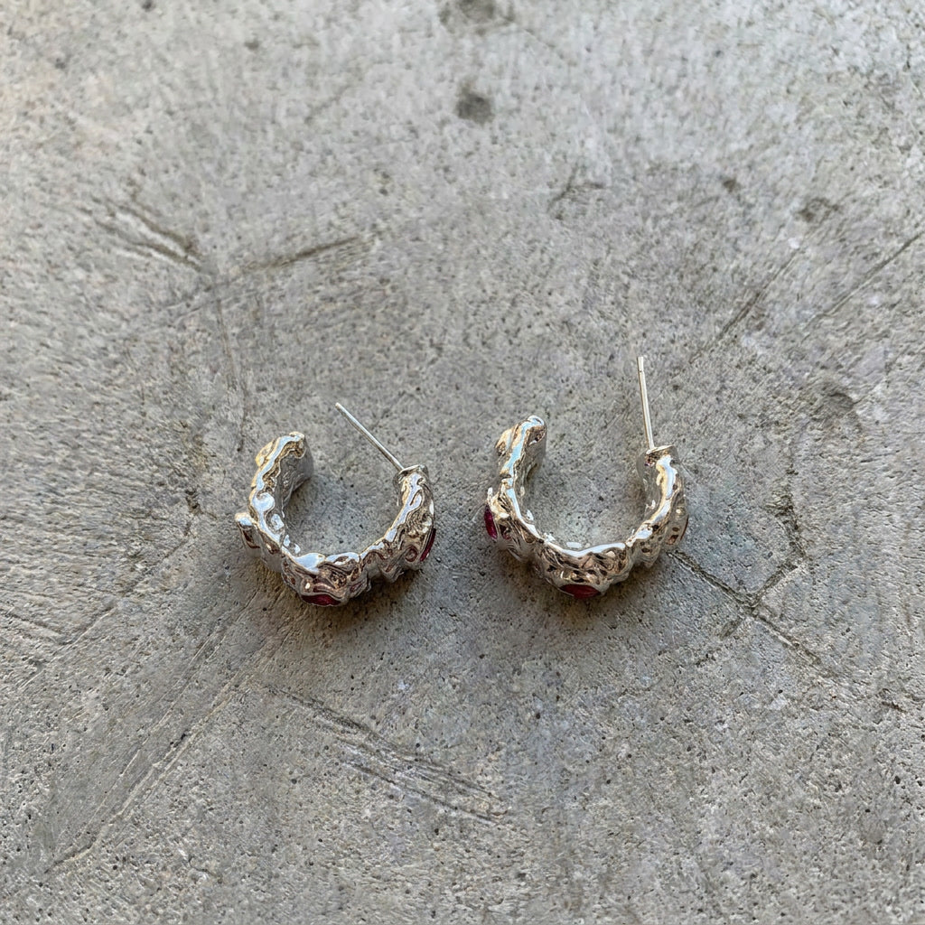 Needles Earrings – Green Tourmaline