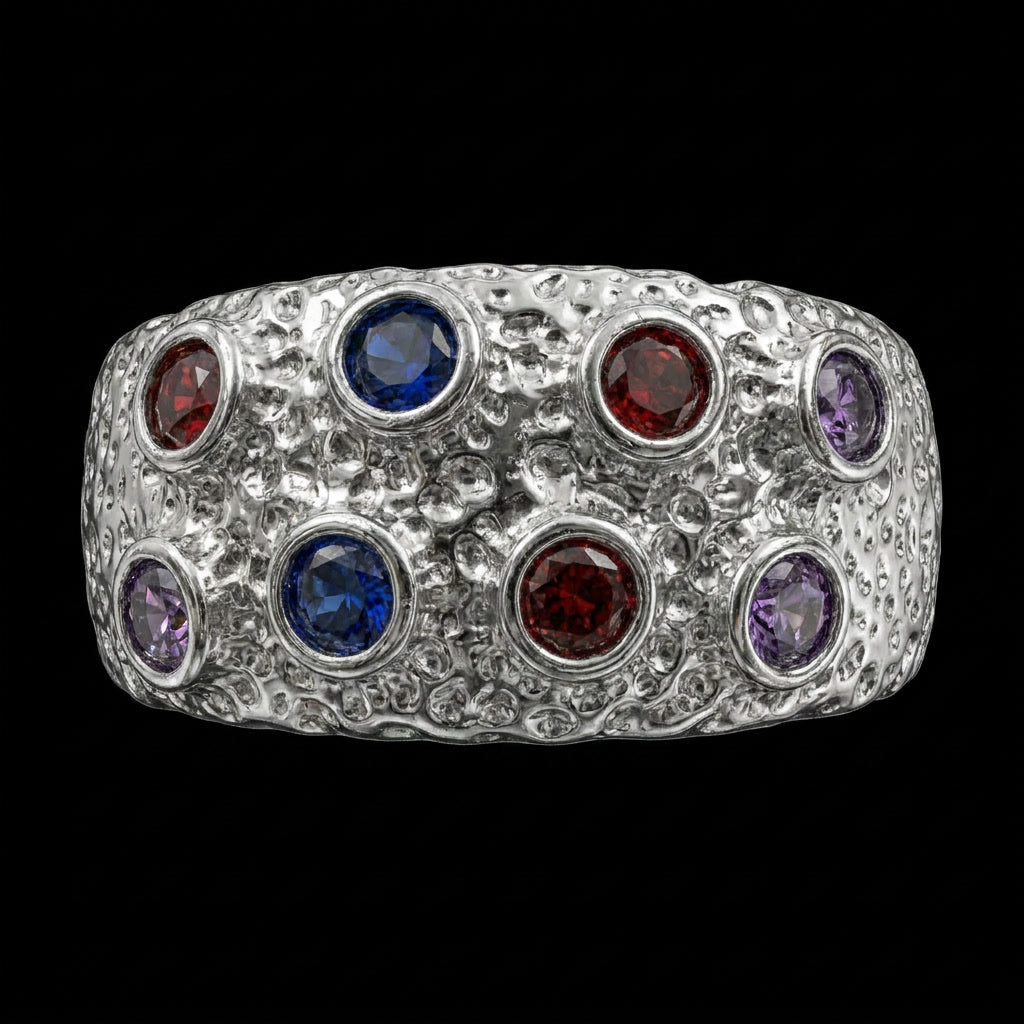 Silver The Gem Rough - Ring