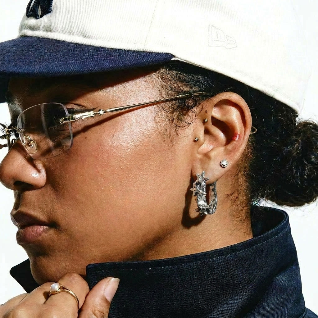 Silver Venom - Earing