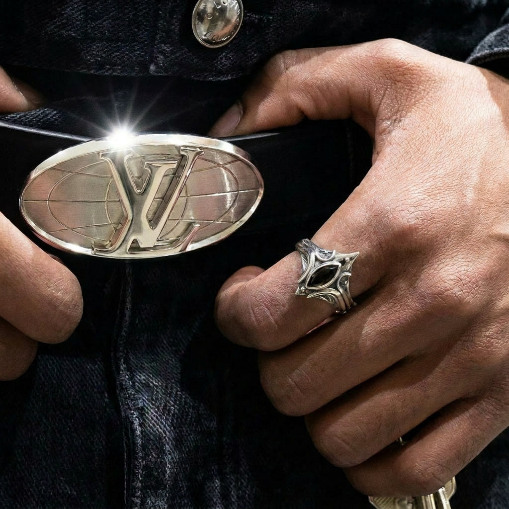 Silver Kaiju Eyes - Ring