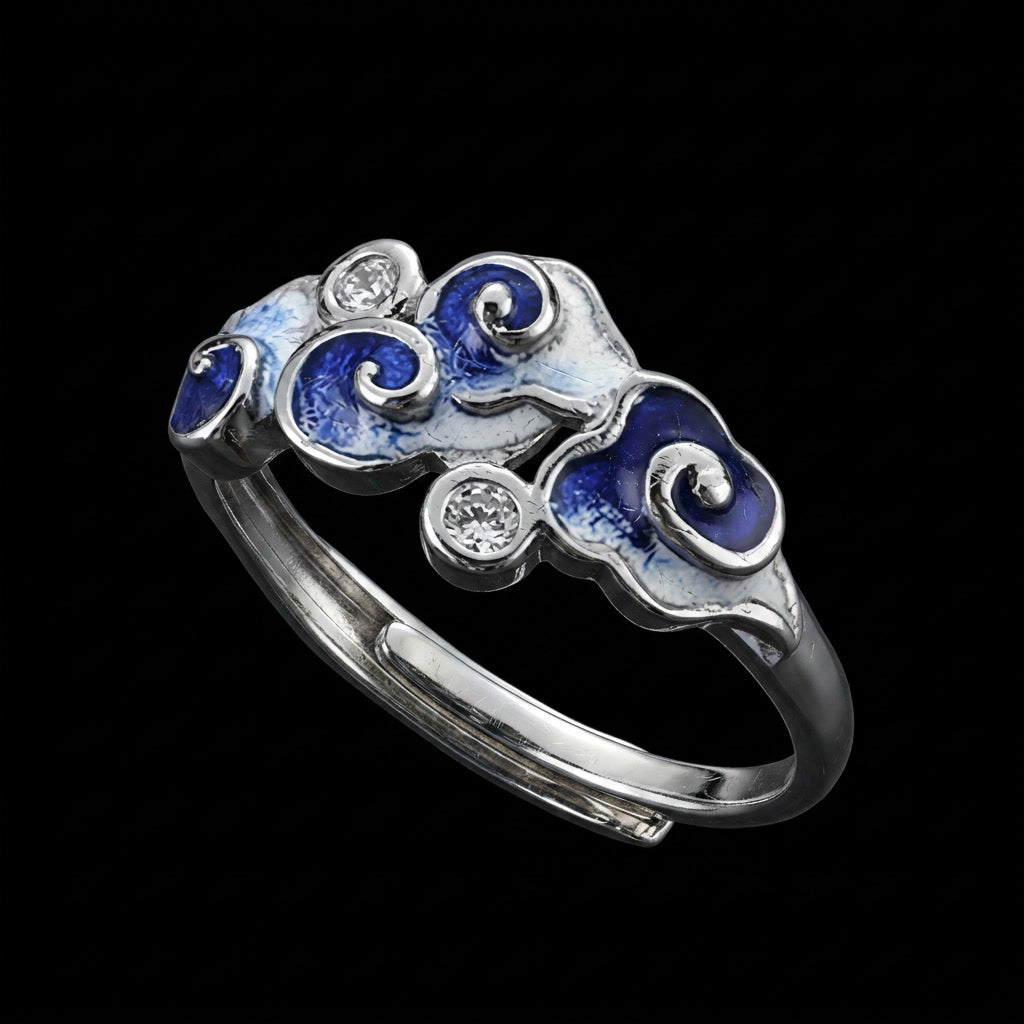 Cloud Shadow Blue - Ring