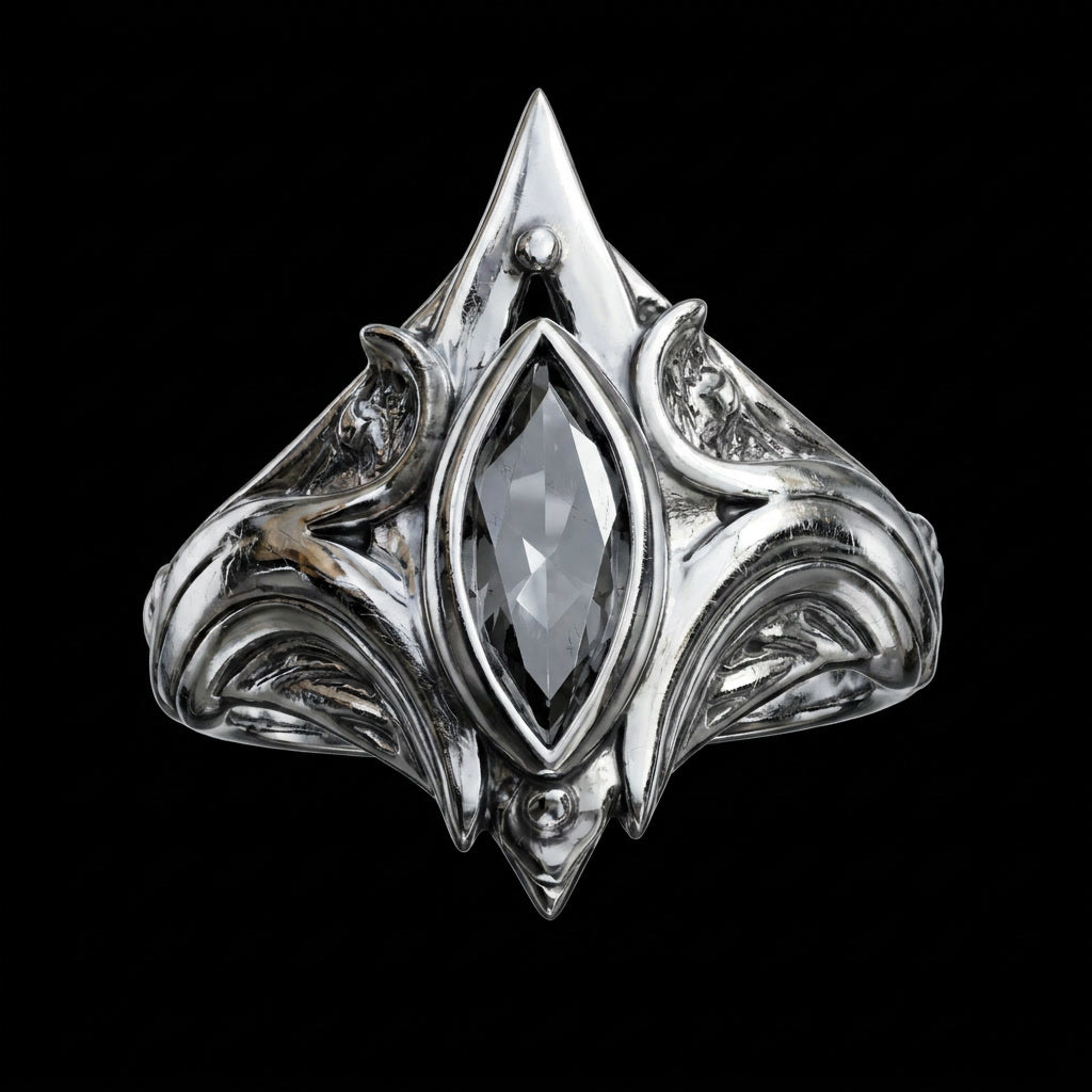 Silver Kaiju Eyes - Ring