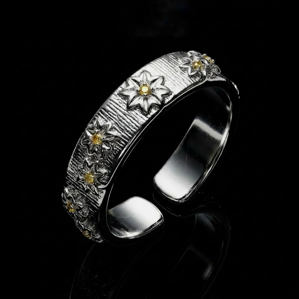 Silver Daisy - Ring