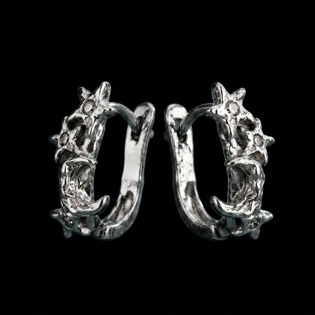 Silver Venom - Earing