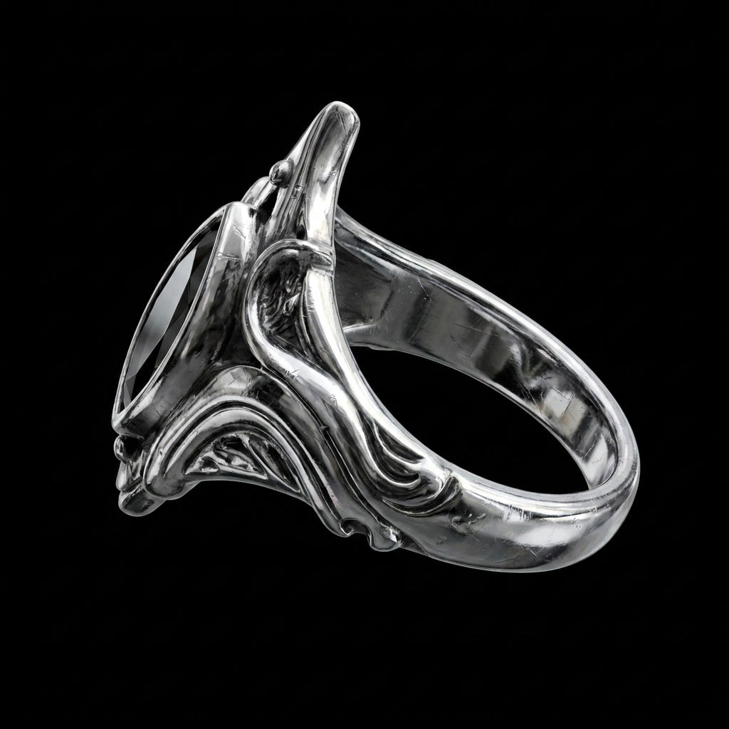 Silver Kaiju Eyes - Ring