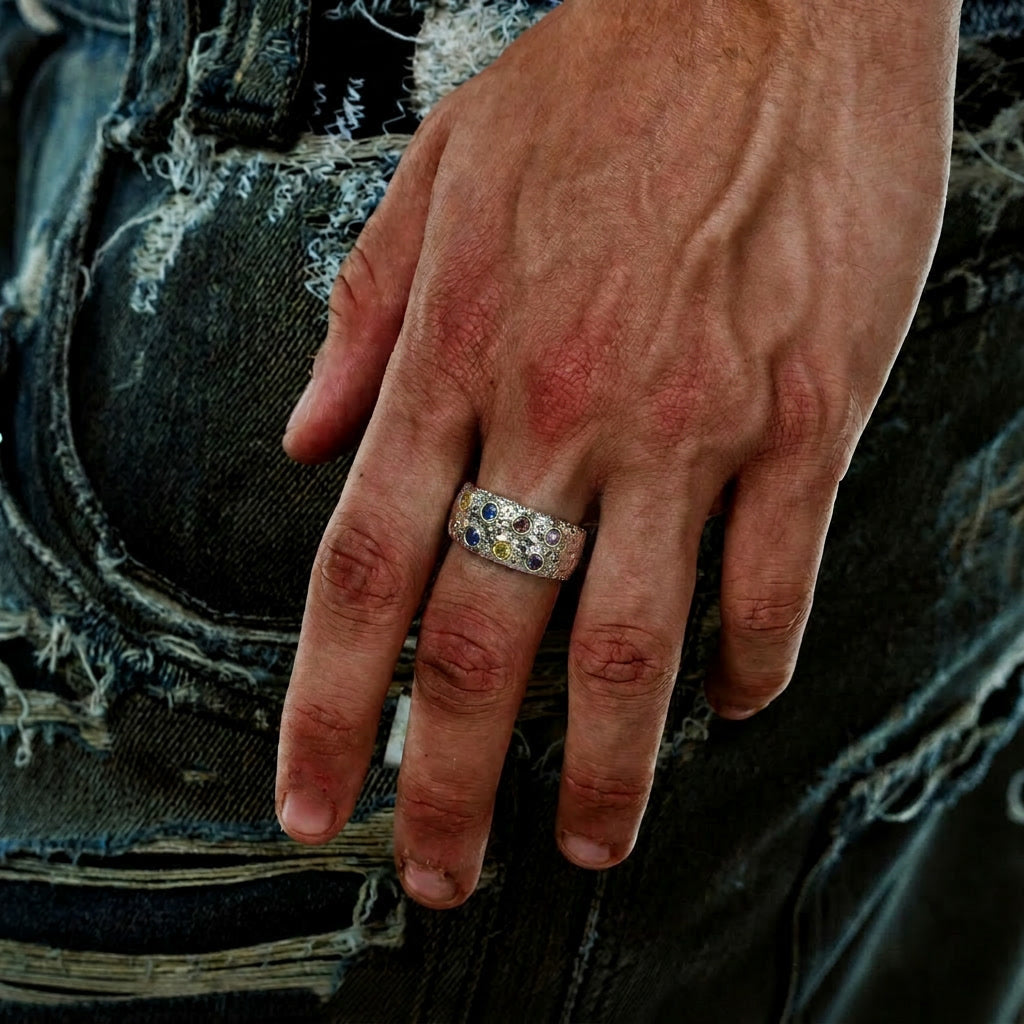 Silver The Gem Rough - Ring