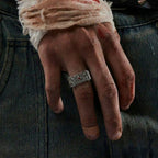 Silver Red Dot - Ring