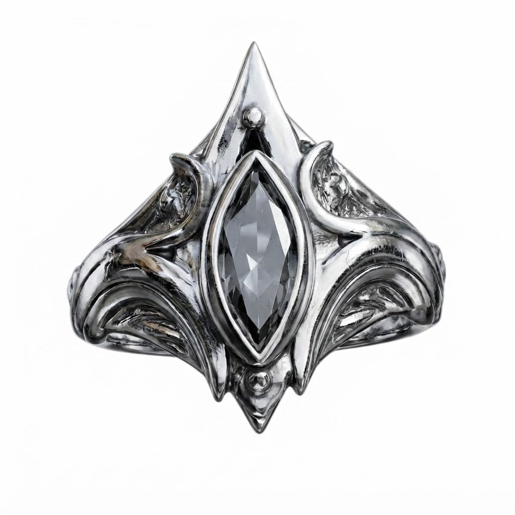 Silver Kaiju Eyes - Ring