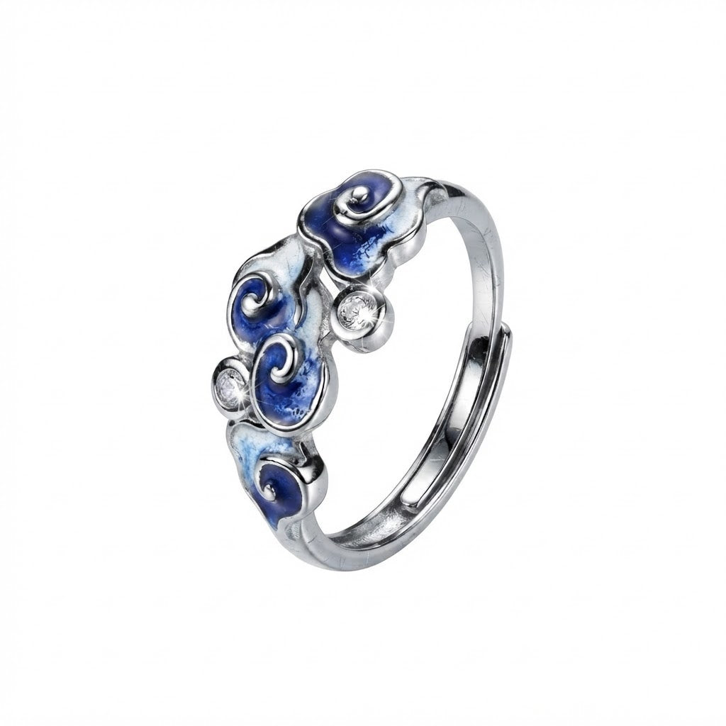Cloud Shadow Blue - Ring
