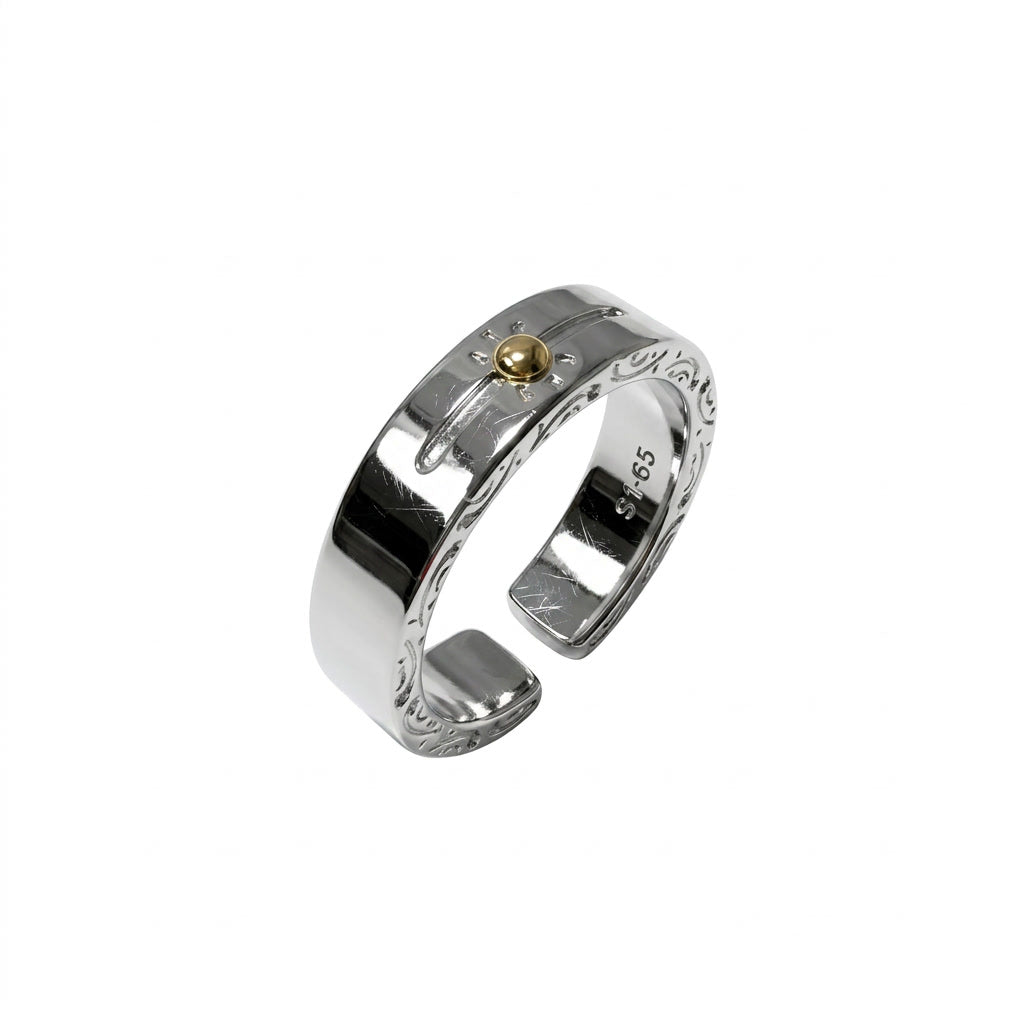Silver Stone Star - Ring