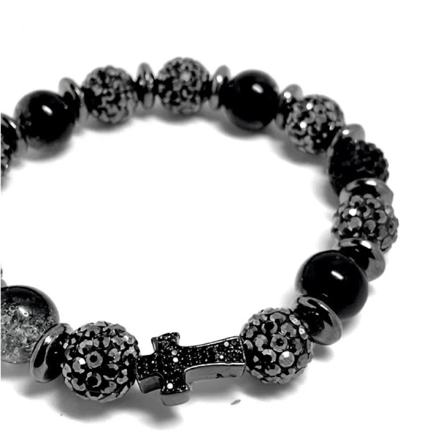 Access Black Cross - Bracelet