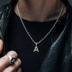 Access "A" Logo Pendant Silver and Gold - Necklace